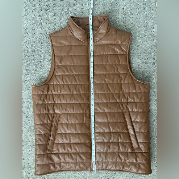 Neiman Marcus lamb leather vest - Picture 6 of 9